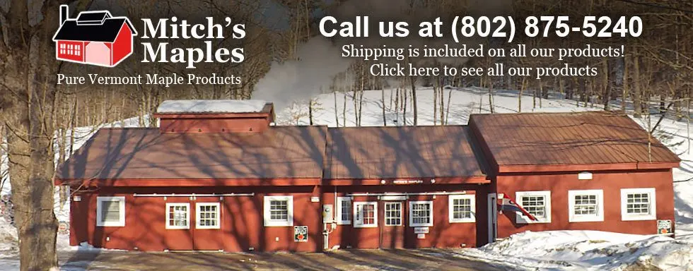 Mitch's Maples Sugar House sign